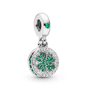 (immagine per) Charm Pendente PANDORA Quadrifoglio Scintillante 797906NRGMX