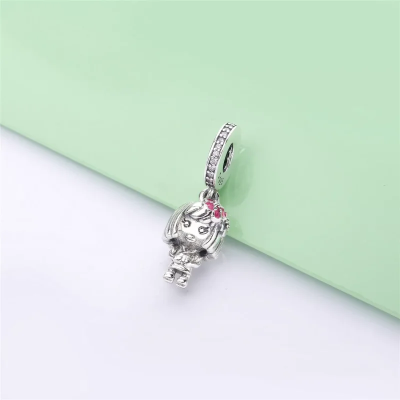 (immagine per) Charm pendente PANDORA Ragazza di fiore cinese 798114SSP - Visualizza 2