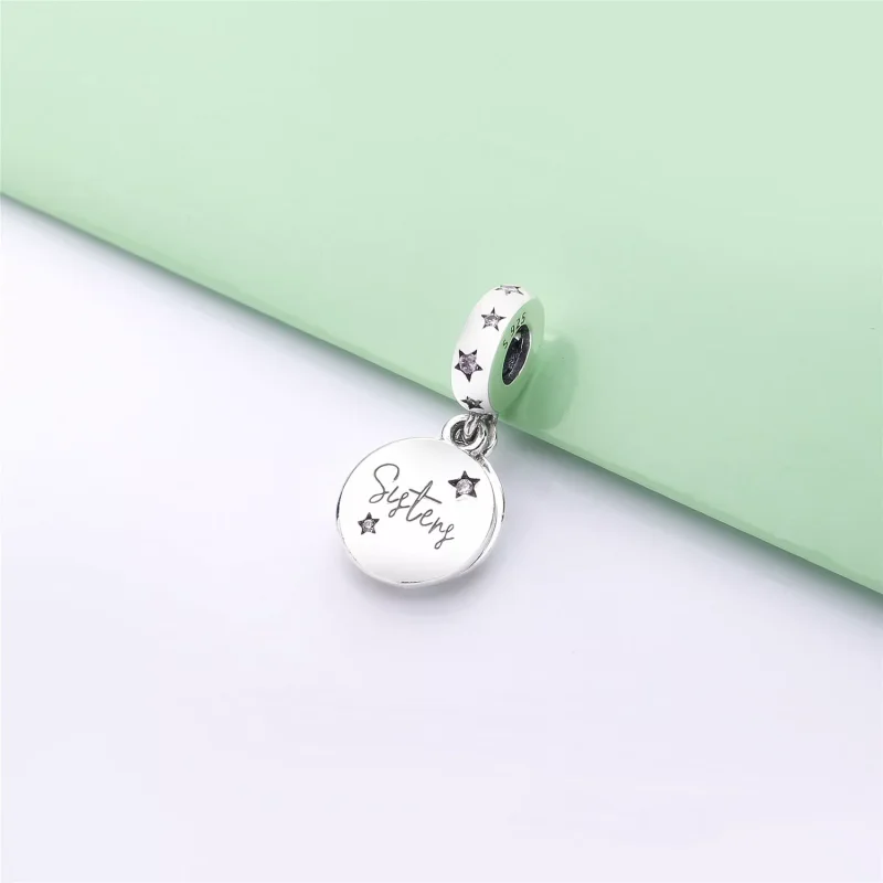 (immagine per) Charm Pendente PANDORA Sorelle per Sempre 798012FPC - Visualizza 2