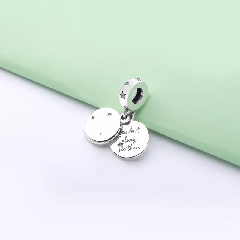 (immagine per) Charm Pendente PANDORA Sorelle per Sempre 798012FPC - Visualizza 4