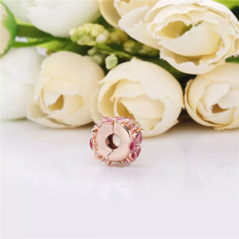(immagine per) Clip PANDORA Fiore di pesco in fiore 788099CZ - Visualizza 4