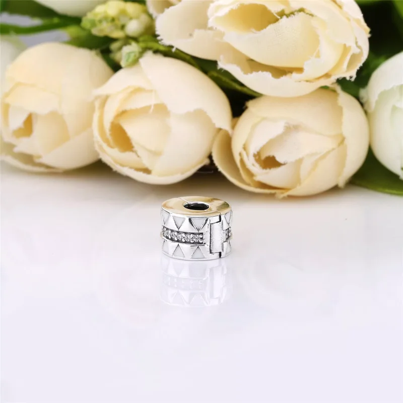 (immagine per) Clip PANDORA Linee Geometriche Scintillanti 798067CZ - Visualizza 3