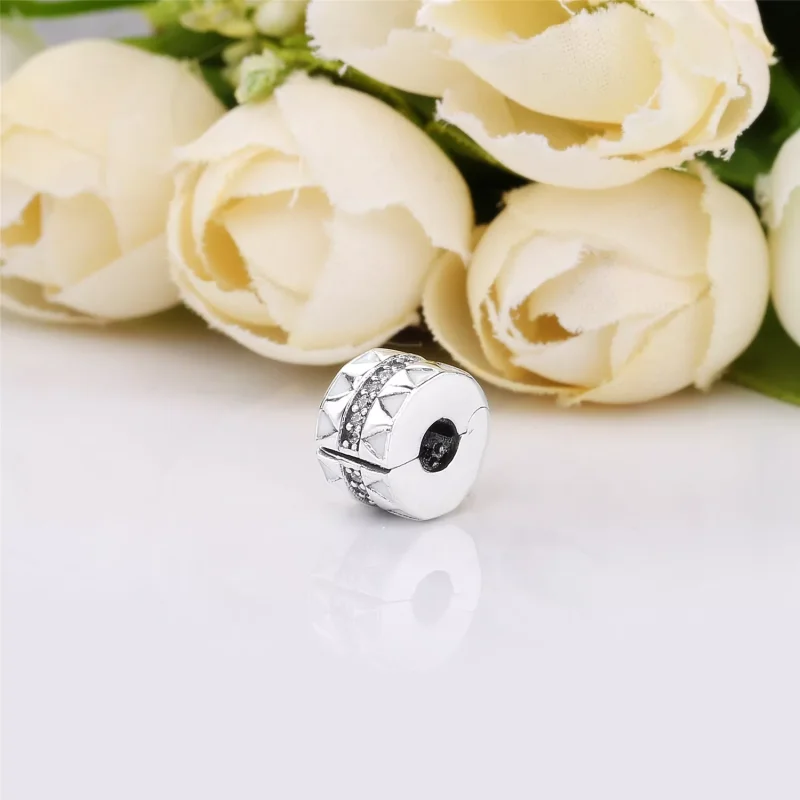 (immagine per) Clip PANDORA Linee Geometriche Scintillanti 798067CZ - Visualizza 4
