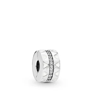 (immagine per) Clip PANDORA Linee Geometriche Scintillanti 798067CZ