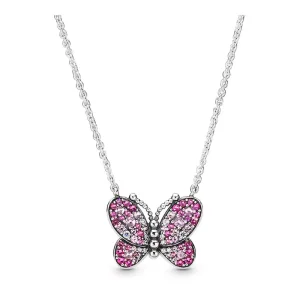 (immagine per) Collana PANDORA Farfalla Rosa Scintillante 397931NCCMX-50