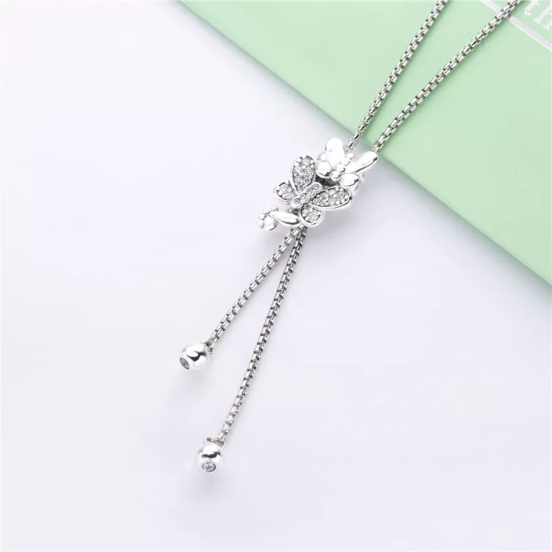 (immagine per) Collana PANDORA Farfalle abbaglianti e danzanti 397911CZ - Visualizza 2