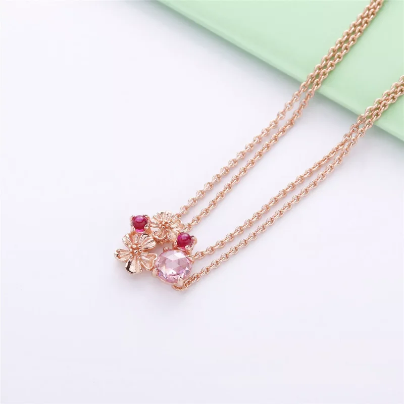 (immagine per) Collana PANDORA Fiore di pesco in fiore 388101NCC - Visualizza 2