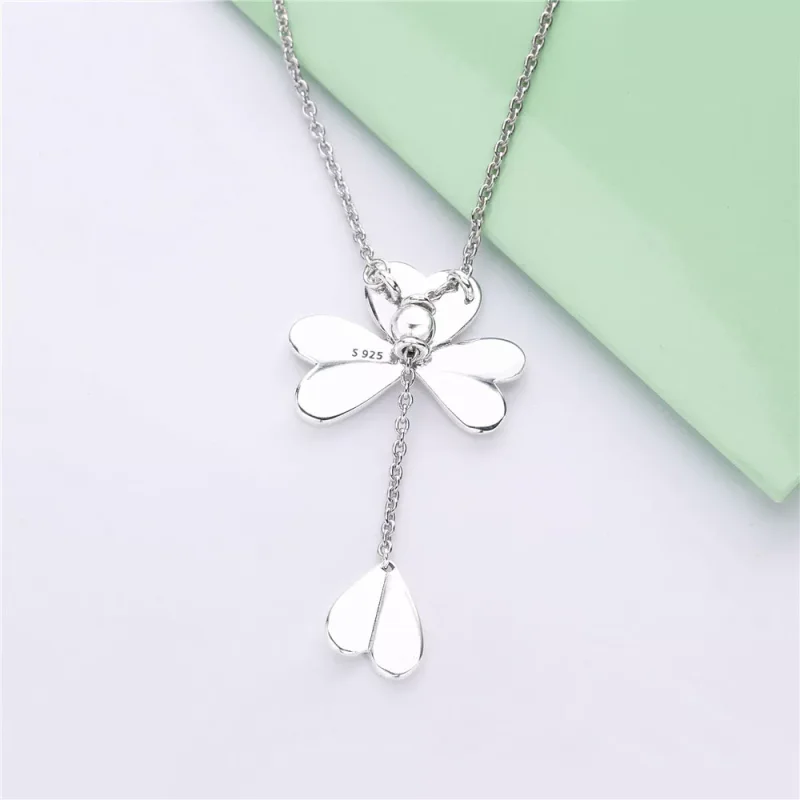 (immagine per) Collana PANDORA Quadrifoglio Portafortuna 397925 - Visualizza 3