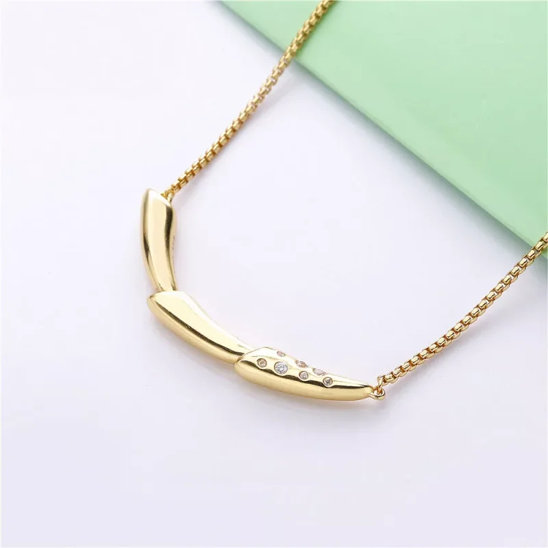 (immagine per) Collana PANDORA Stelo di Fiore placcata in Oro 18K 367958CZ-50 - Visualizza 2