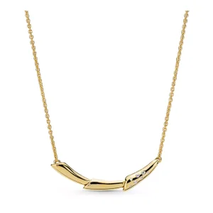 (immagine per) Collana PANDORA Stelo di Fiore placcata in Oro 18K 367958CZ-50