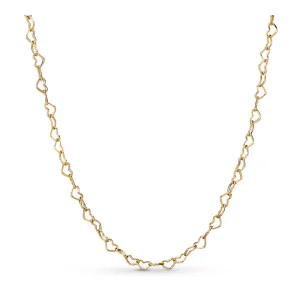 (immagine per) Collana PANDORA Unione di Cuori placcata in Oro 18K 367961