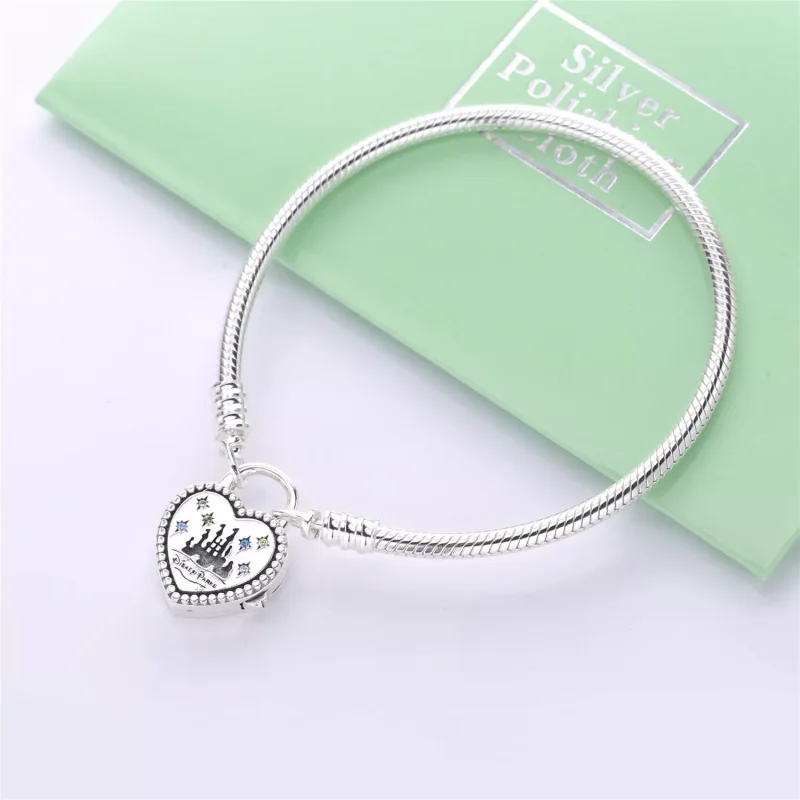 (immagine per) Disney, Bracciale PANDORA Cuore del castello di Fantasyland 7501057372313MS - Visualizza 2
