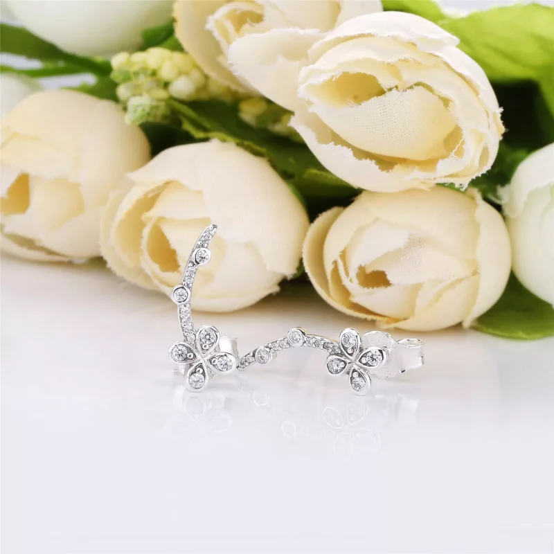 (immagine per) Orecchini a lobo PANDORA Fiori Luminosi 297936CZ - Visualizza 3