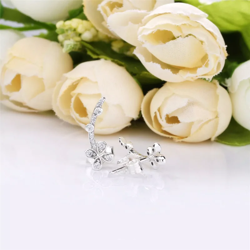 (immagine per) Orecchini a lobo PANDORA Fiori Luminosi 297936CZ - Visualizza 4