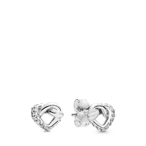 (immagine per) Orecchini a lobo PANDORA Intrecci d'Amore 298019CZ