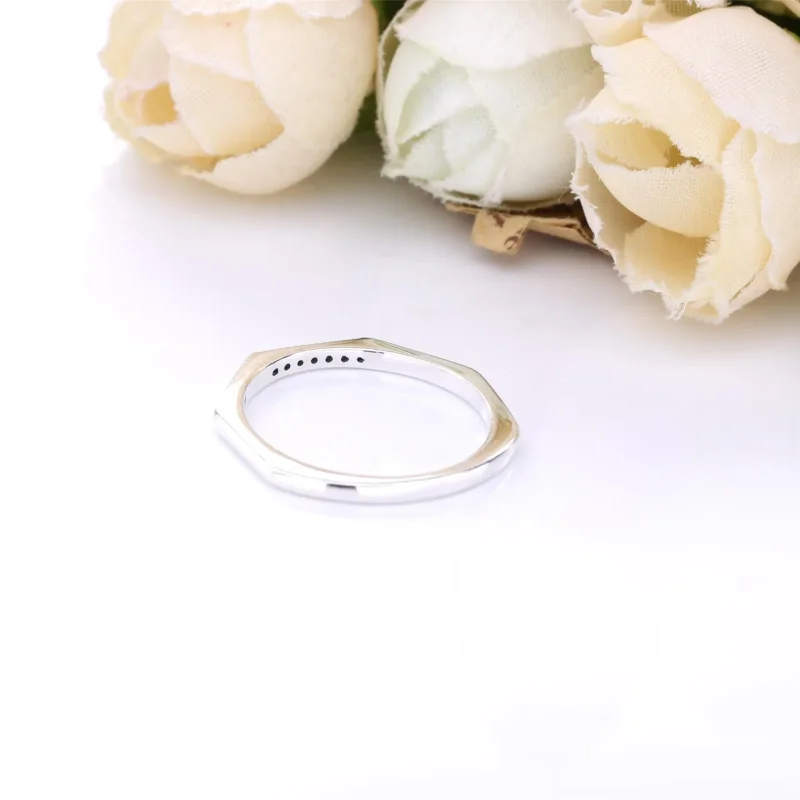 (immagine per) Anello PANDORA Linea Sfaccettata 198343CZ - Visualizza 4