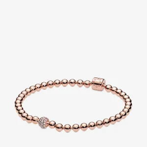 (immagine per) Bracciale PANDORA Sfere Luminose e Pavè 588342CZ