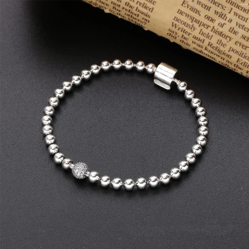 (immagine per) Bracciale PANDORA Sfere Luminose e Pavè 598342CZ - Visualizza 2
