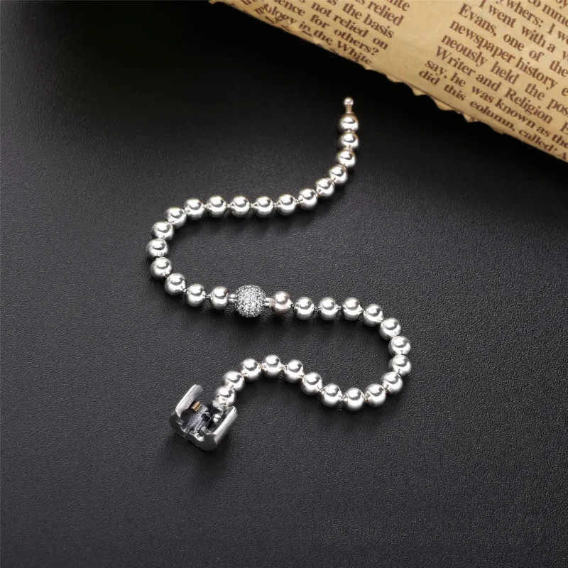 (immagine per) Bracciale PANDORA Sfere Luminose e Pavè 598342CZ - Visualizza 4