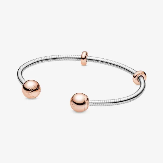 (immagine per) Bracciale Rigido Aperto Maglia Snake Pandora Moments 588291