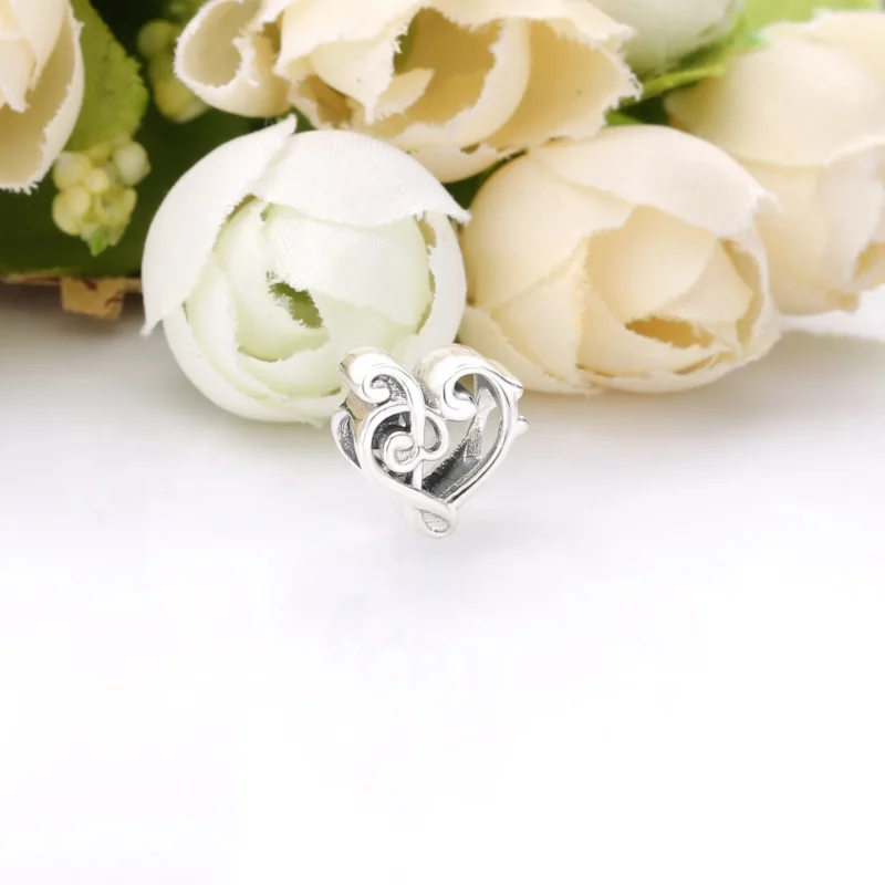 (immagine per) Charm PANDORA Cuore Chiave di Violino 798346 - Visualizza 2