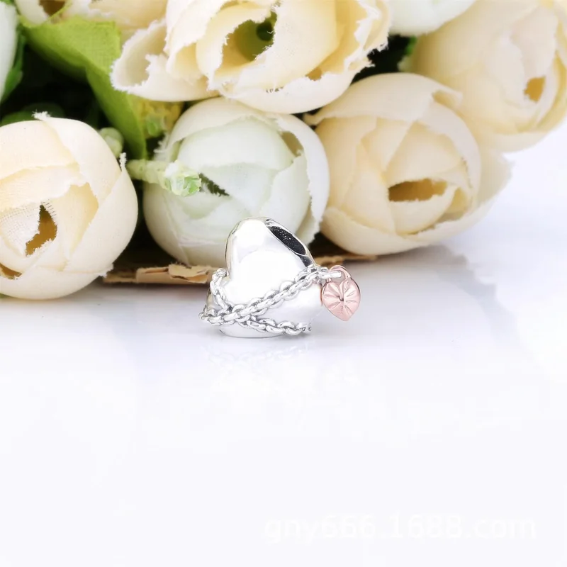 (immagine per) Charm PANDORA Cuore Incatenato 788344 - Visualizza 3