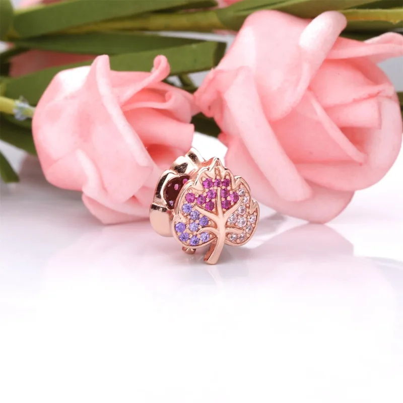 (immagine per) Charm PANDORA Foglia Scintillante in Pavé 788322NPMMX - Visualizza 2