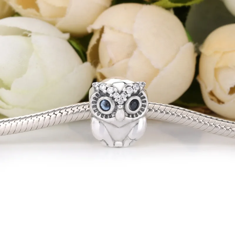 (immagine per) Charm PANDORA Gufo Scintillante 798397NBCB - Visualizza 2