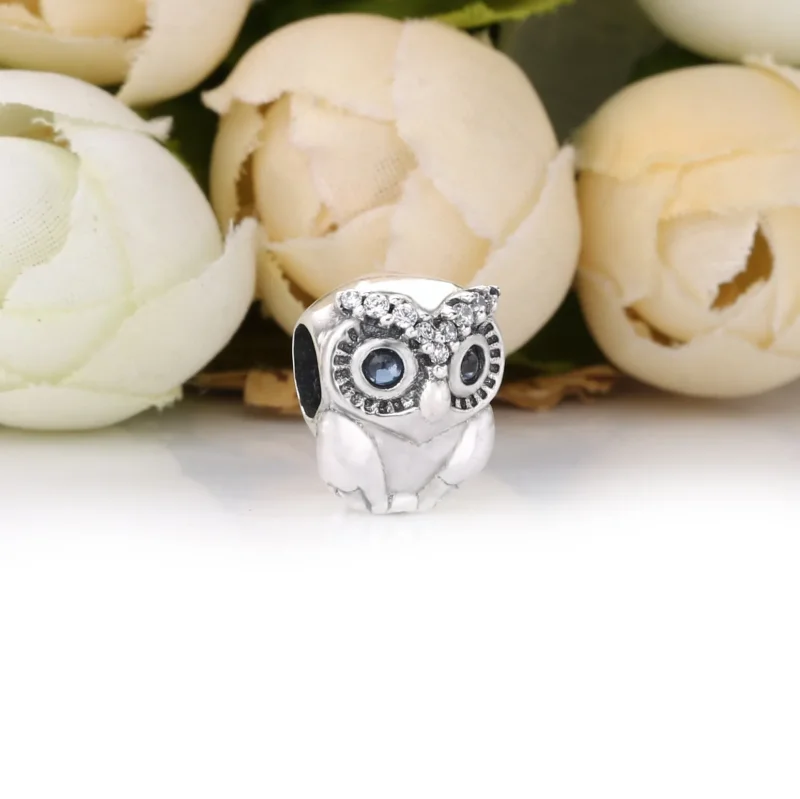 (immagine per) Charm PANDORA Gufo Scintillante 798397NBCB - Visualizza 3