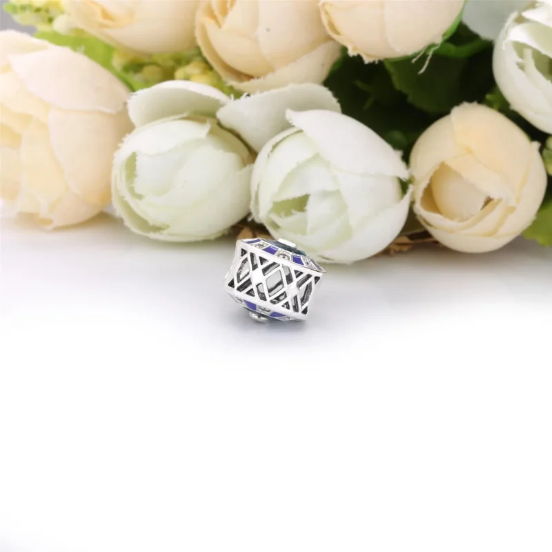 (immagine per) Charm PANDORA Mosaico blu 798031EN195 - Visualizza 3