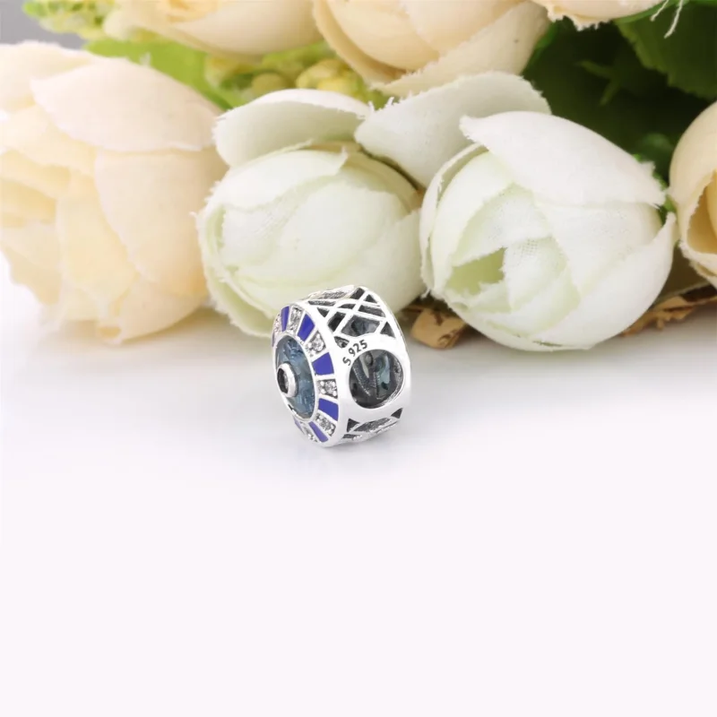 (immagine per) Charm PANDORA Mosaico blu 798031EN195 - Visualizza 4