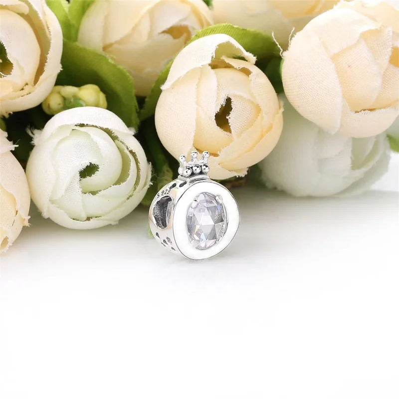 (immagine per) Charm PANDORA O Coronata Scintillante 798266CZ - Visualizza 2