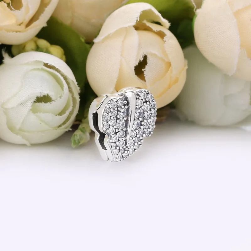 (immagine per) Charm PANDORA Reflexions Foglia Scintillante 798293CZ - Visualizza 2