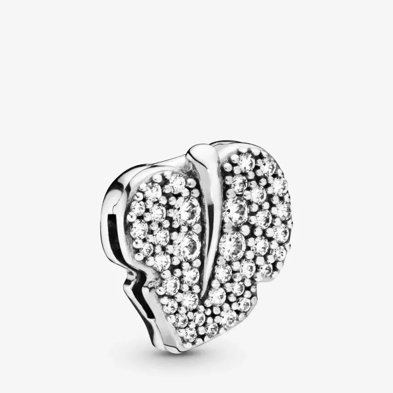 (immagine per) Charm PANDORA Reflexions Foglia Scintillante 798293CZ
