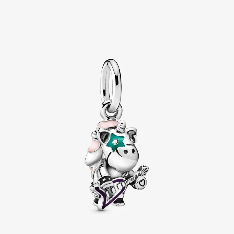 (immagine per) Charm pendente PANDORA Bruno l'Unicorno Musicista Punk 798320ENMX