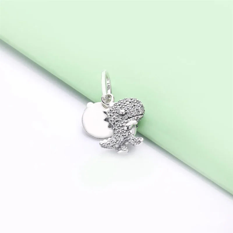(immagine per) Charm pendente PANDORA Dinosauro Scintillante 798186CZ - Visualizza 3