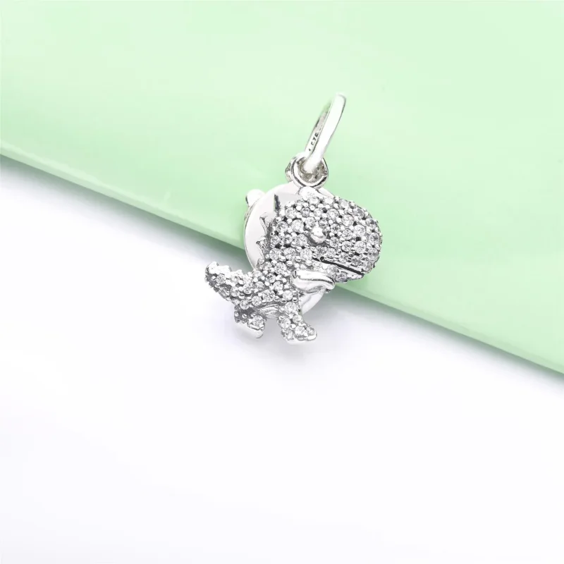 (immagine per) Charm pendente PANDORA Dinosauro Scintillante 798186CZ - Visualizza 4