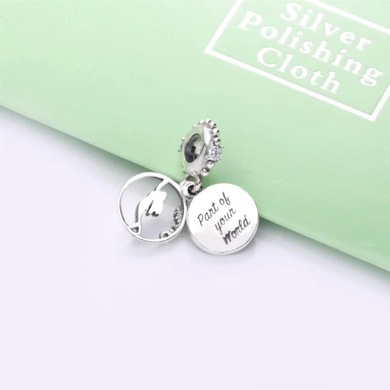 (immagine per) Charm pendente PANDORA Disney, Ariel 798231CZ - Visualizza 4