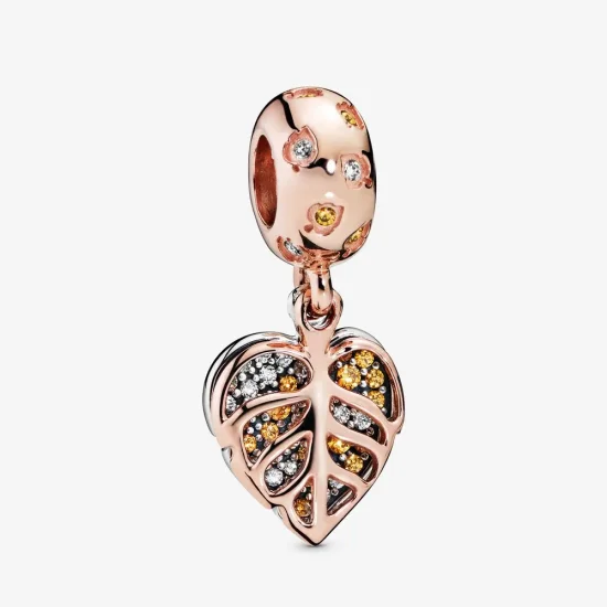 (immagine per) Charm pendente PANDORA Foglie Scintillanti 788247CZ