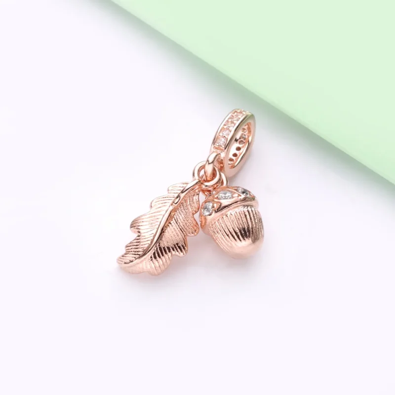 (immagine per) Charm pendente PANDORA Ghianda e Foglia 788248CZ - Visualizza 2