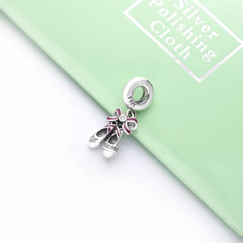 (immagine per) Charm pendente PANDORA Scarpette da Ballerina 798339CZ - Visualizza 2