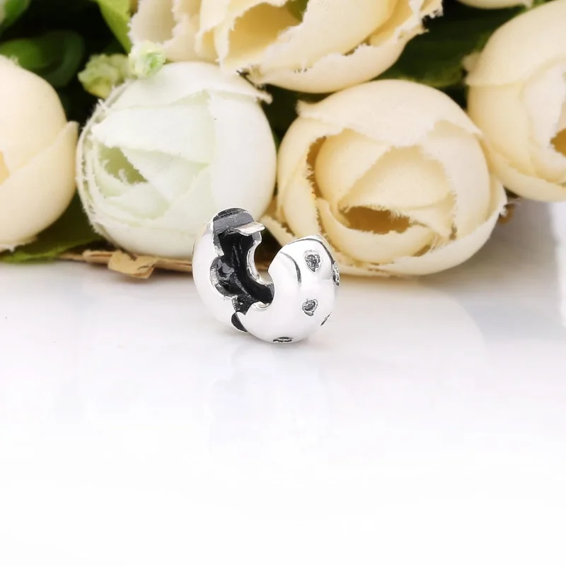 (immagine per) Clip PANDORA Foglie Scintillanti 798345CZ - Visualizza 4
