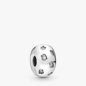 (immagine per) Clip PANDORA Foglie Scintillanti 798345CZ