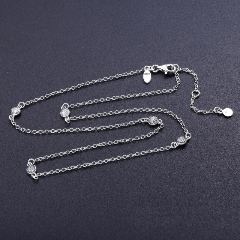 (immagine per) Collana PANDORA Abbaglianti goccioline delicate 590525CZ - Visualizza 4