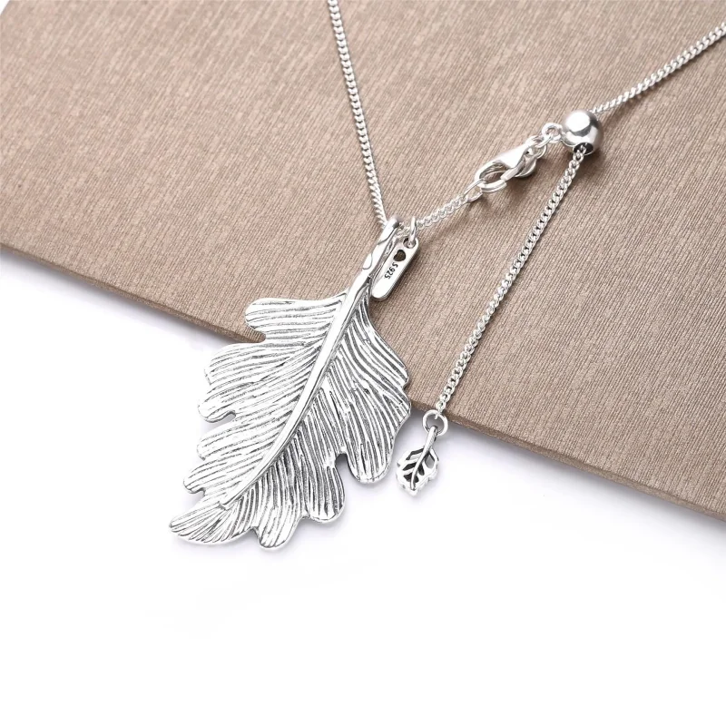 (immagine per) Collana PANDORA con pendente foglia di quercia 398254-70 - Visualizza 4