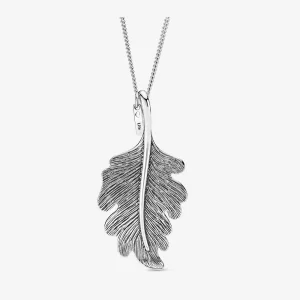 (immagine per) Collana PANDORA con pendente foglia di quercia 398254-70