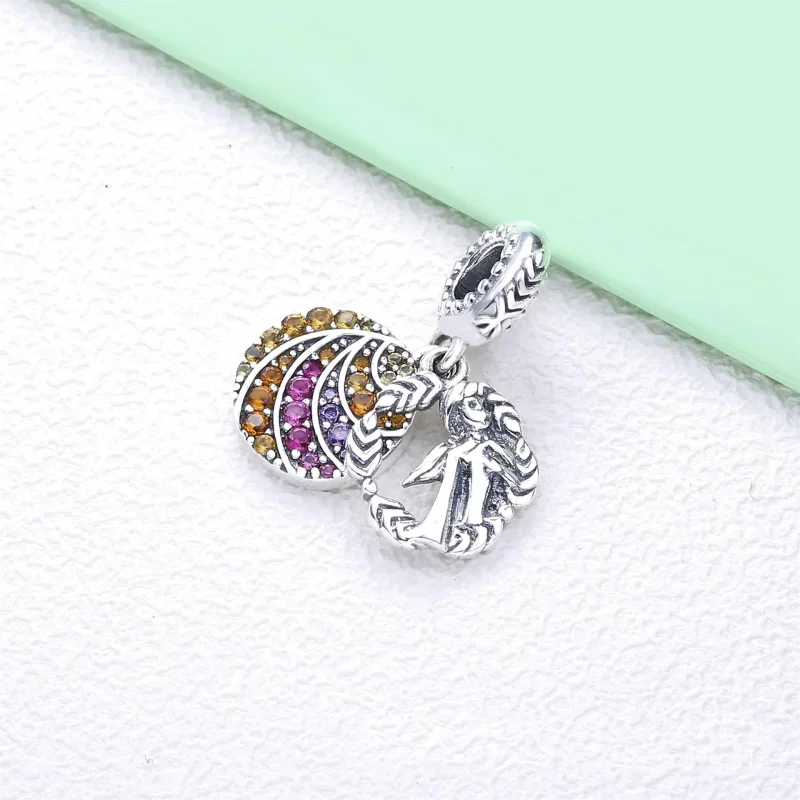 (immagine per) Disney, Charm PANDORA pendente Frozen Anna 798457C01 - Visualizza 2