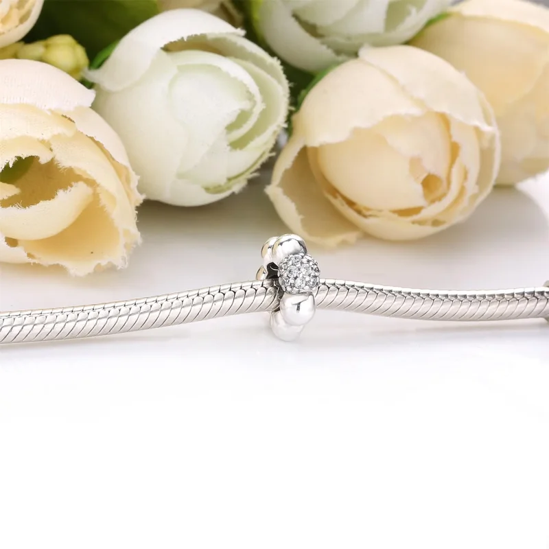 (immagine per) Distanziatore PANDORA Sfere Luminose e Pavé 798310CZ - Visualizza 2