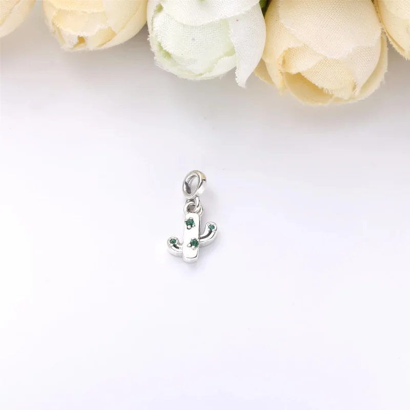 (immagine per) Mini Charm pendente PANDORA Il mio adorabile cactus 798372NRG - Visualizza 3
