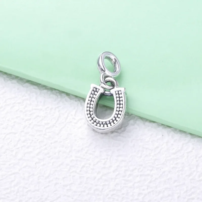 (immagine per) Mini Charm pendente PANDORA Il mio ferro di cavallo portafortuna 798379CZ - Visualizza 3